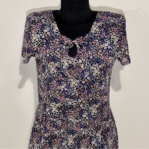 Esprit‎ Floral Print Stretch Mini Dress, Lined size Medium